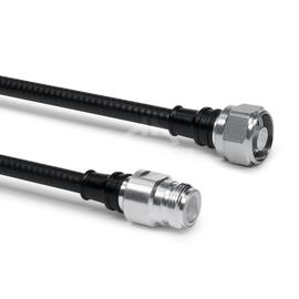 Cable coaxial confeccionado SF 1/4"-50-PE N clavija N enchufo 1 m Imagen del producto