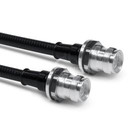 Cable coaxial confeccionado SF 3/8"-50-PE 4.3-10 enchufe para la carcasa 4.3-10 enchufe para la carcasa 1 m Imagen del producto