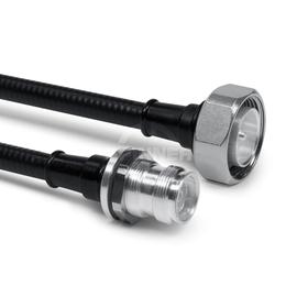 Cable coaxial confeccionado SF 3/8"-50-FR 7-16 clavija 4.3-10 enchufe para la carcasa 0.3 m Imagen del producto