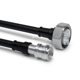 Cable coaxial confeccionado SF 3/8"-50-PE 7-16 clavija 4.3-10 enchufo 3 m Imagen del producto
