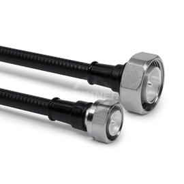 Cable coaxial confeccionado SF 3/8"-50-PE 7-16 clavija 4.3-10 clavija para atornillar 1 m Imagen del producto