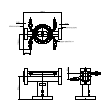 Guíaonda rectangular R 32 LIL sección de línea recta con conexión de bomba DN100CF Imagen del producto