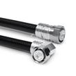 Cable coaxial confeccionado SF 1/2"-50-PE 4.3-10 clavija para atornillar 4.3-10 clavija ángulo para atornillar 0.5 m Imagen del producto