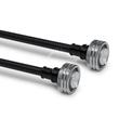 Cable coaxial confeccionado SF 1/4"-50-PE 4.3-10 clavija push-pull 4.3-10 clavija push-pull 0.5 m Imagen del producto