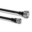 Cable coaxial confeccionado SF 1/4"-50-PE 4.3-10 clavija para atornillar 2.2-5 clavija para atornillar 1.5 m Imagen del producto