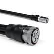 Cable coaxial confeccionado SF 1/4"-50-PE MQ4 enchufe NEX10® clavija para atornillar 1 m Imagen del producto