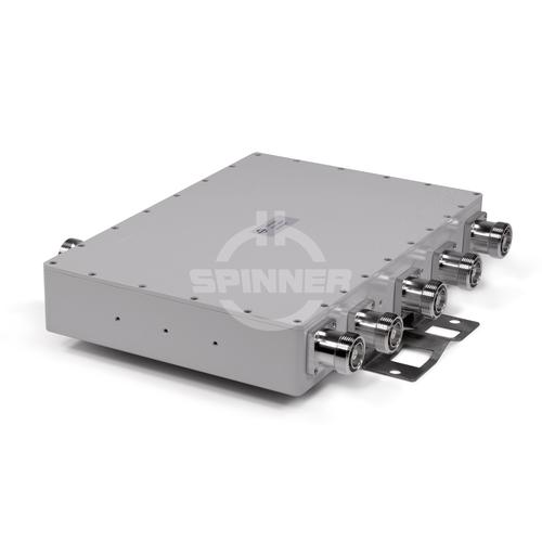 Multiband pentaplexeur 700/900/1800/2100/2300/2600 MHz 7-16 jack DC tous Image du produit  