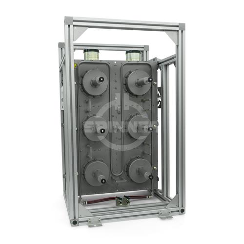 Filtre passe-bande band 4/5 ATSC 30 kW 4 1/2" SMS à refroidissement liquide Image du produit   Front View L