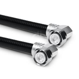 Câble coaxial préfabriqué SF 1/2"-50-CPR 4.3-10 fiche mâle d'angle à vis 4.3-10 fiche mâle d'angle à vis 1 m Image du produit  