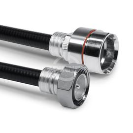Câble coaxial préfabriqué SF 1/2"-50-PE-LF 7/8"-50-PE cable clamp 7-16 fiche mâle LF 7/8" (50 Ω) 1 m Image du produit  