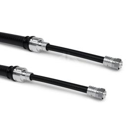 Câble coaxial préfabriqué hybride SF 1/2"-50-PE-LF 7/8"-50-PE 4.3-10 fiche mâle à vis 4.3-10 fiche mâle à vis 10 m Image du produit  